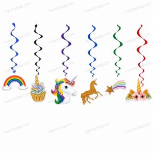 Unicorn Swirls Hanging Decor (Pack of 12)