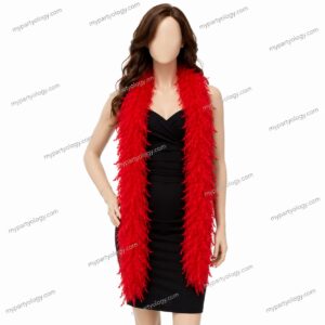 Red Feather Boa (Pack of 1)