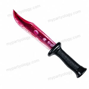 Red Dripping Blood Scream Plastic Knife