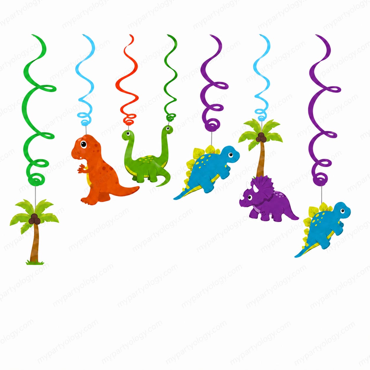 Dinosaur Swirls (Pack of 12)