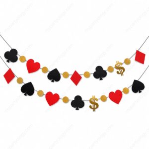 Casino Card Suit Hanging Decor