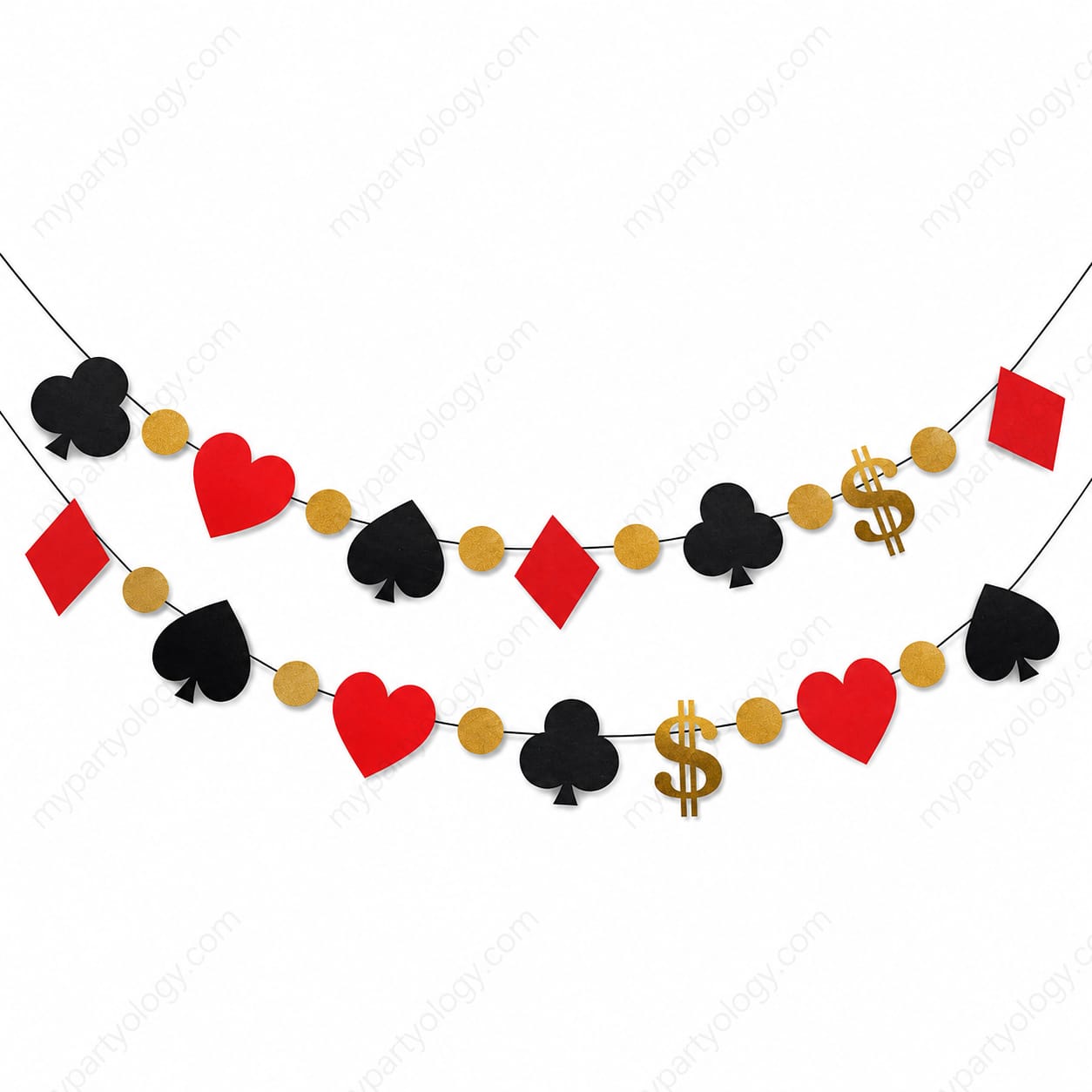 Casino Card Suit Hanging Decor