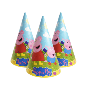 Peppa Pig Happy Birthday Paper Hats (Pack of 10)