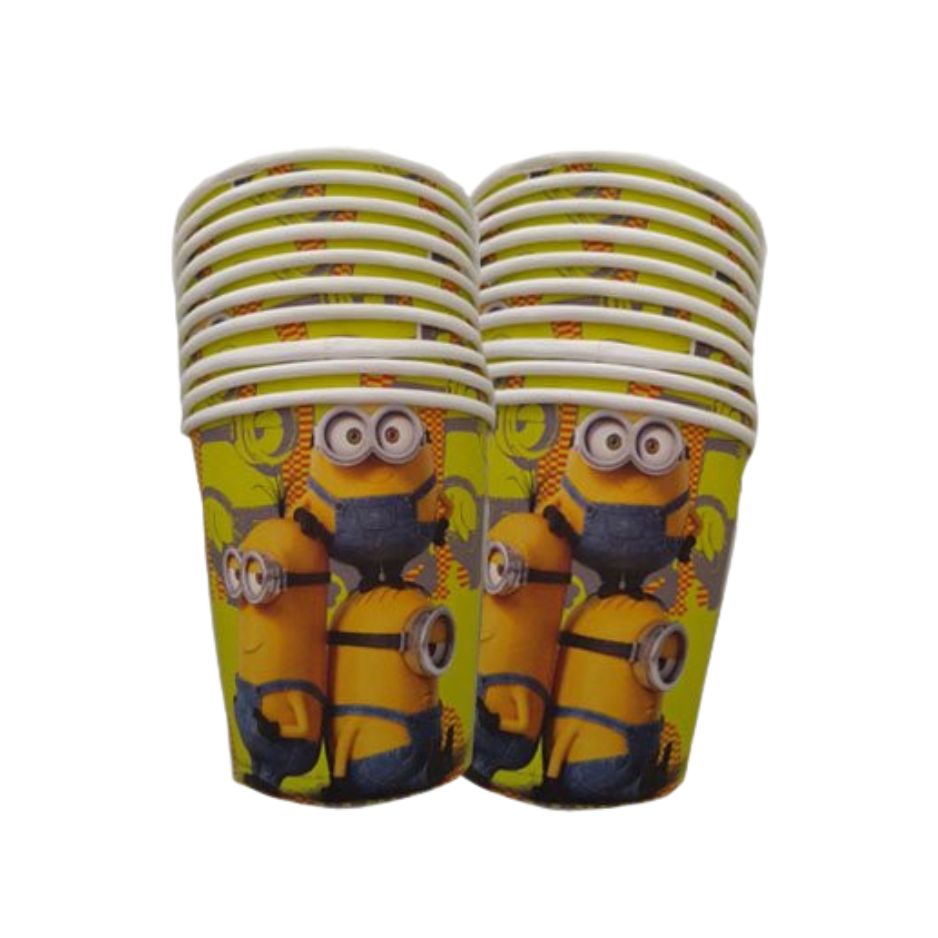 Minion Theme Paper Cups (Pack of 10)
