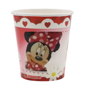 Minnie Mouse Theme Paper Cups (Pack of 10)