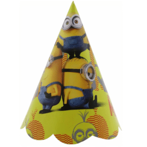 Minion Paper Cone Hats (Pack of 10)