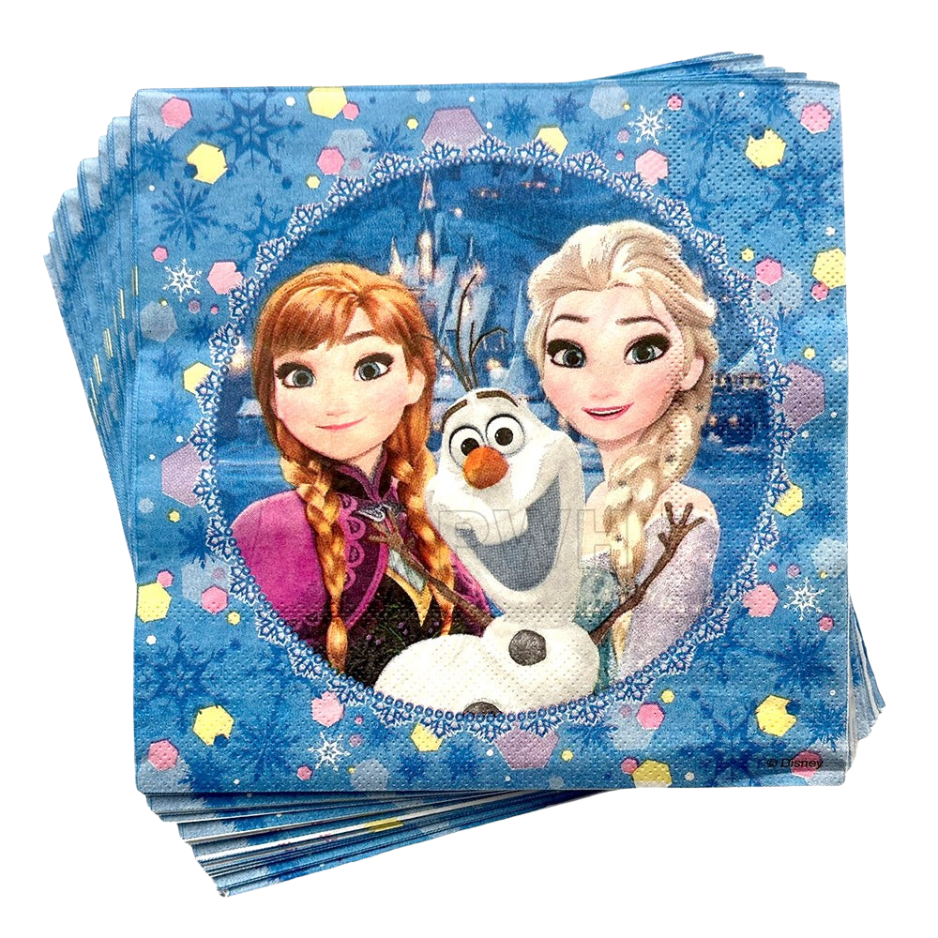 Frozen Theme Paper Napkins (Pack of 20)