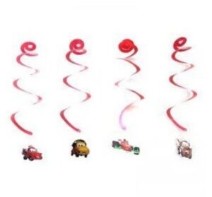 Cars Disney Swirls Hanging Decor (Pack of 10)