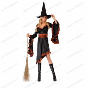 Witch Ruffle Female Adult Costume