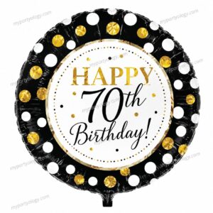 Happy 70th Birthday 18" Foil Balloon