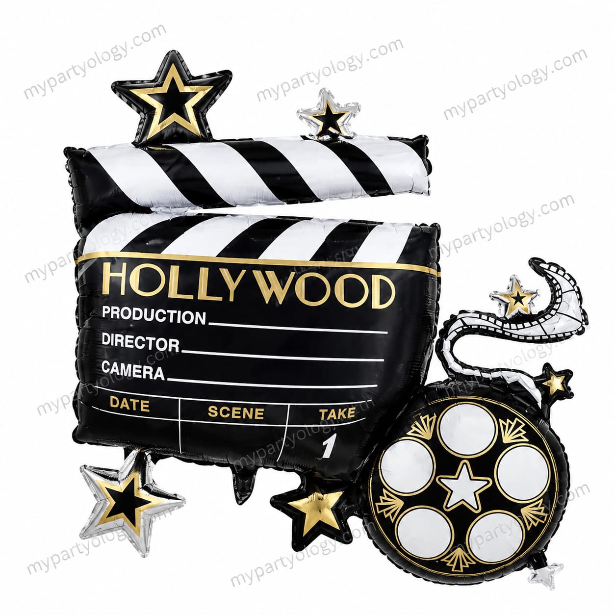 Hollywood Camera Flick Board 28" Foil Balloon