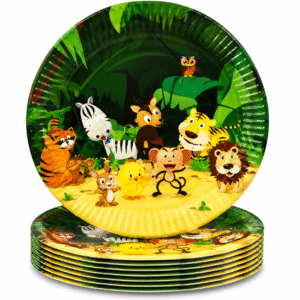 Jungle Zoo 9" Paper Plates (Pack of 10)