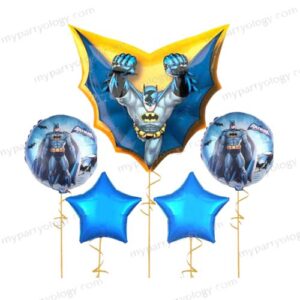 Batman Flying Foil Balloon Set (Pack of 5)