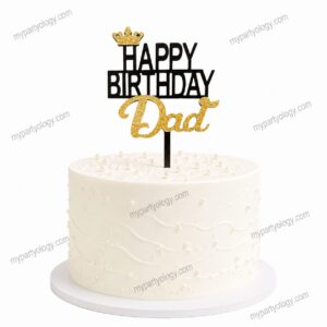 Happy Birthday Dad Cake Topper