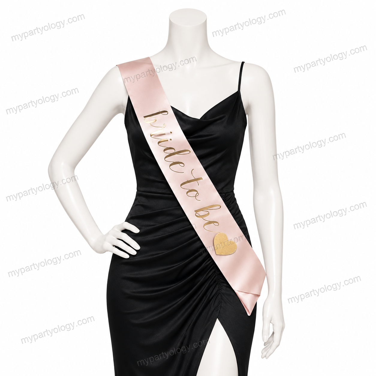 Bride to Be Rose Gold Satin Sash