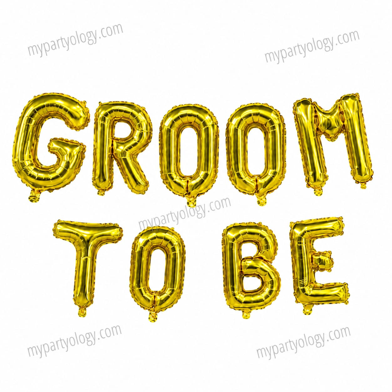 Groom To Be Gold 16" Foil Balloon Banner