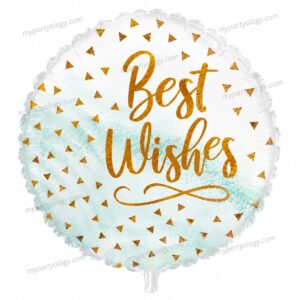 Best Wishes Foil 18'' Foil Balloon (Anagram)