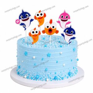 Baby Shark Paper Cake Topper