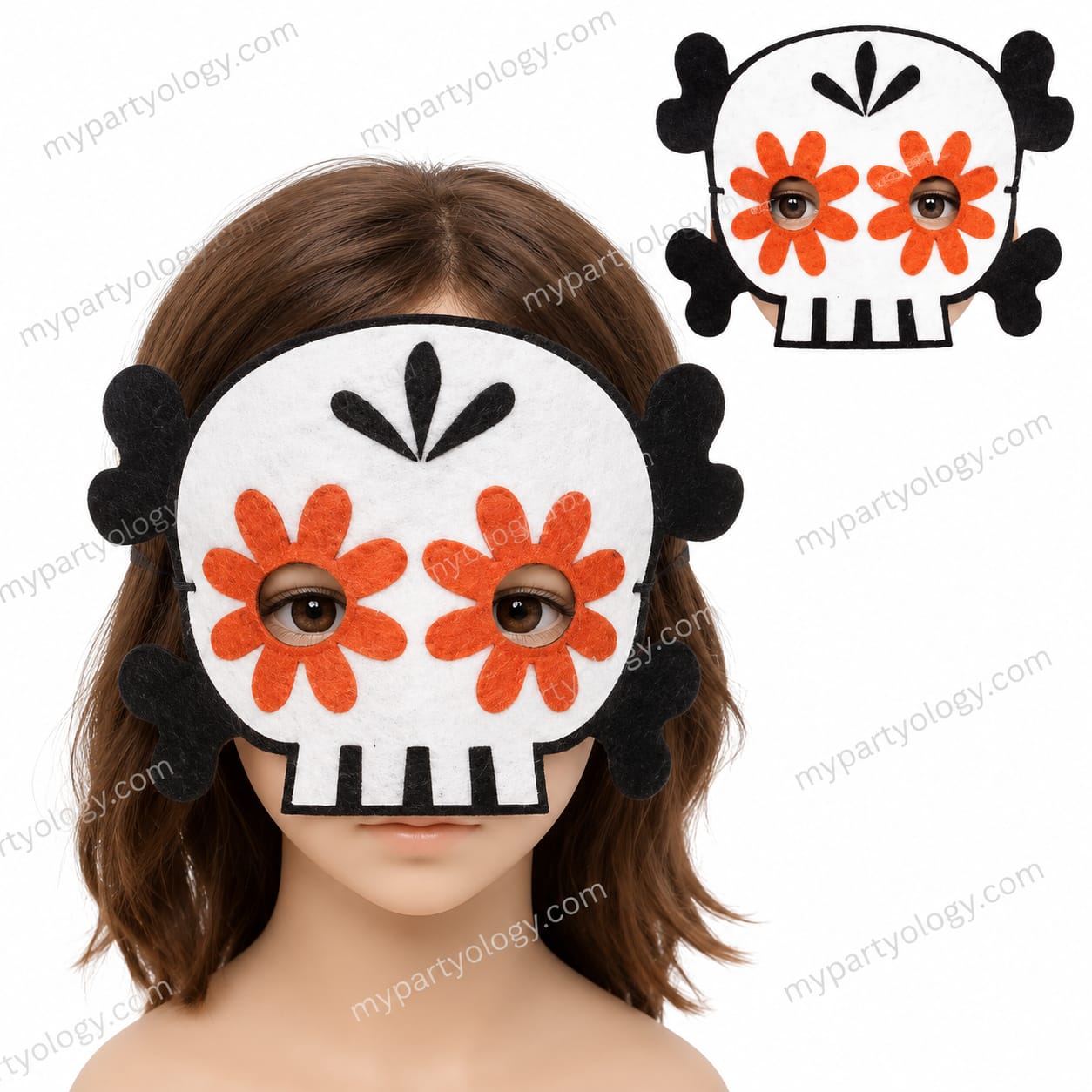 Skeleton Felt Mask