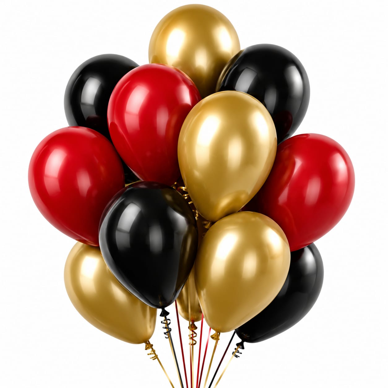 Harry Potter Latex 8" Gold, Black & Burgundy Balloon Set (Pack of 30)