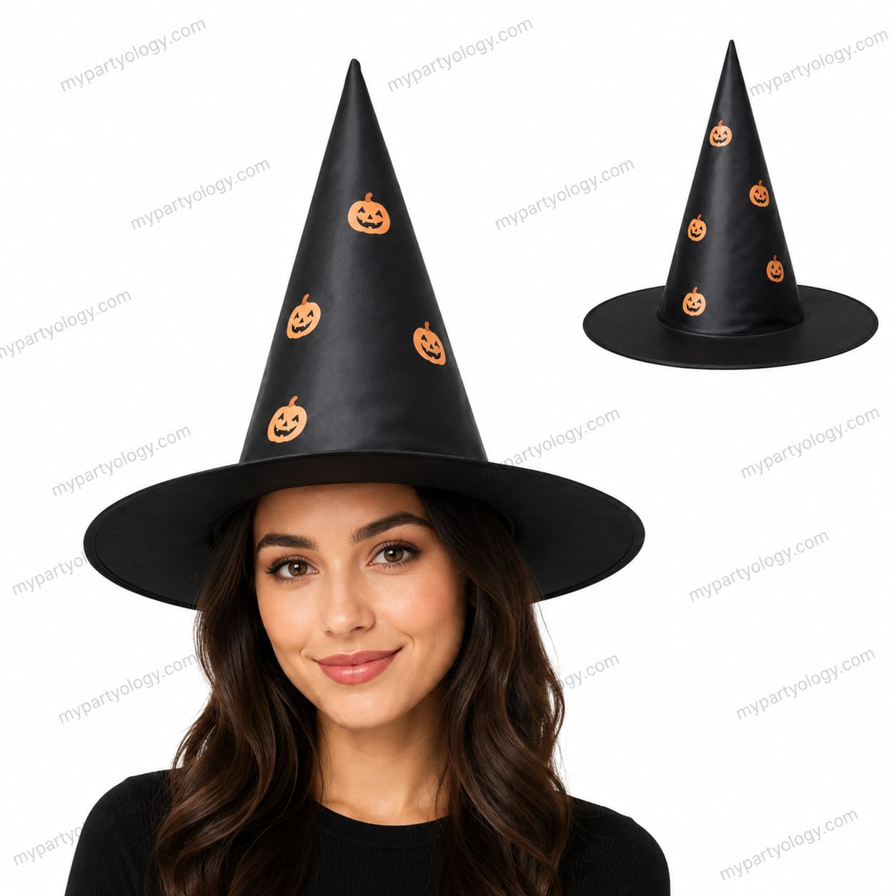 Witch Black Pumpkin Hat