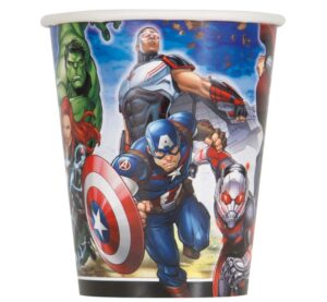 Avengers 9 oz Paper Cups Set (Pack of 10)