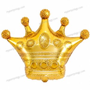 Gold Metallic Crown 24'' Foil Balloon