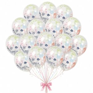Jungle 12'' Transparent Balloon Set (Pack of 10)