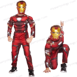 Iron Man Muscle With Mask Kids Costume