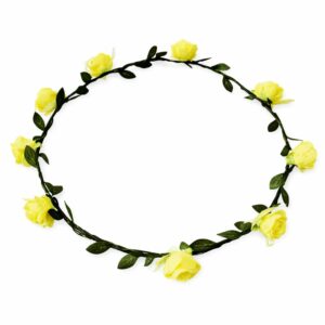 Yellow Rose Tiara/Headband