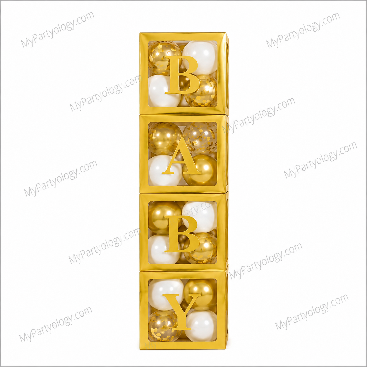 Baby Box With 32 Latex 8'' Balloons (Pack of 4 Boxes) - Image 6