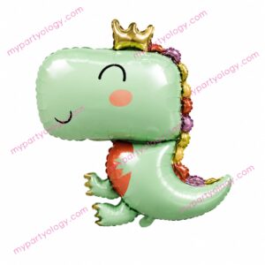 Dinosaur Cute Green 22'' Foil Balloon