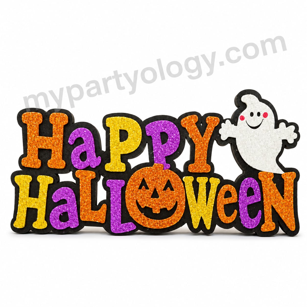 Happy Halloween Glitter Hanging Decor
