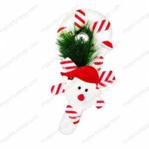 Candy Cane Thermocol 7'' Hanging Decor (Pack of 1)