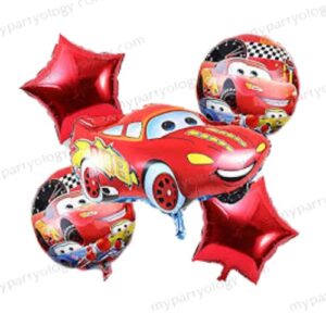 Cars Disney Foil Balloons Set (Pack of 5)