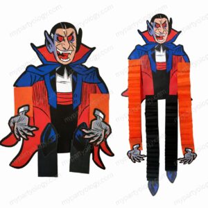 Vampire Accordian Halloween Hanging Decoration (Pack of 1)