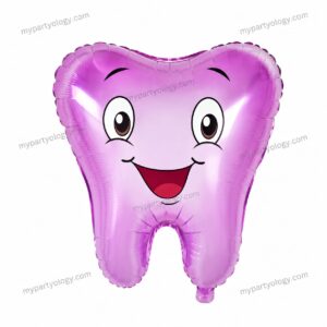 Pink Tooth 23'' Foil Balloon
