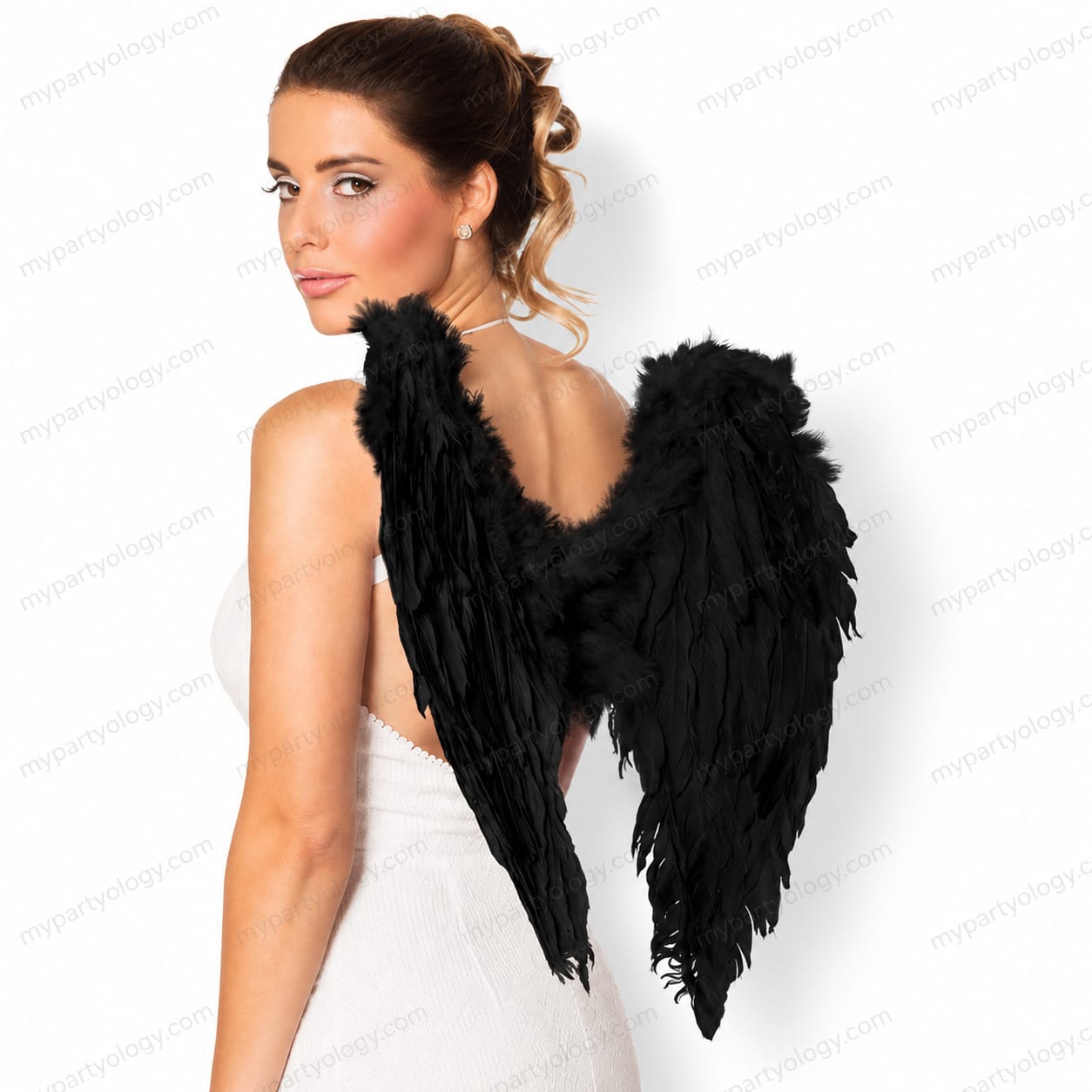 Black Feather Wings (Size-M)