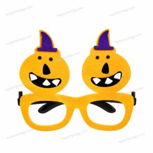 Pumpkin Felt Goggles (Pack of 1)