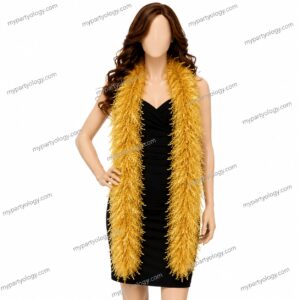 Gold Feather Boa (Pack of 1)