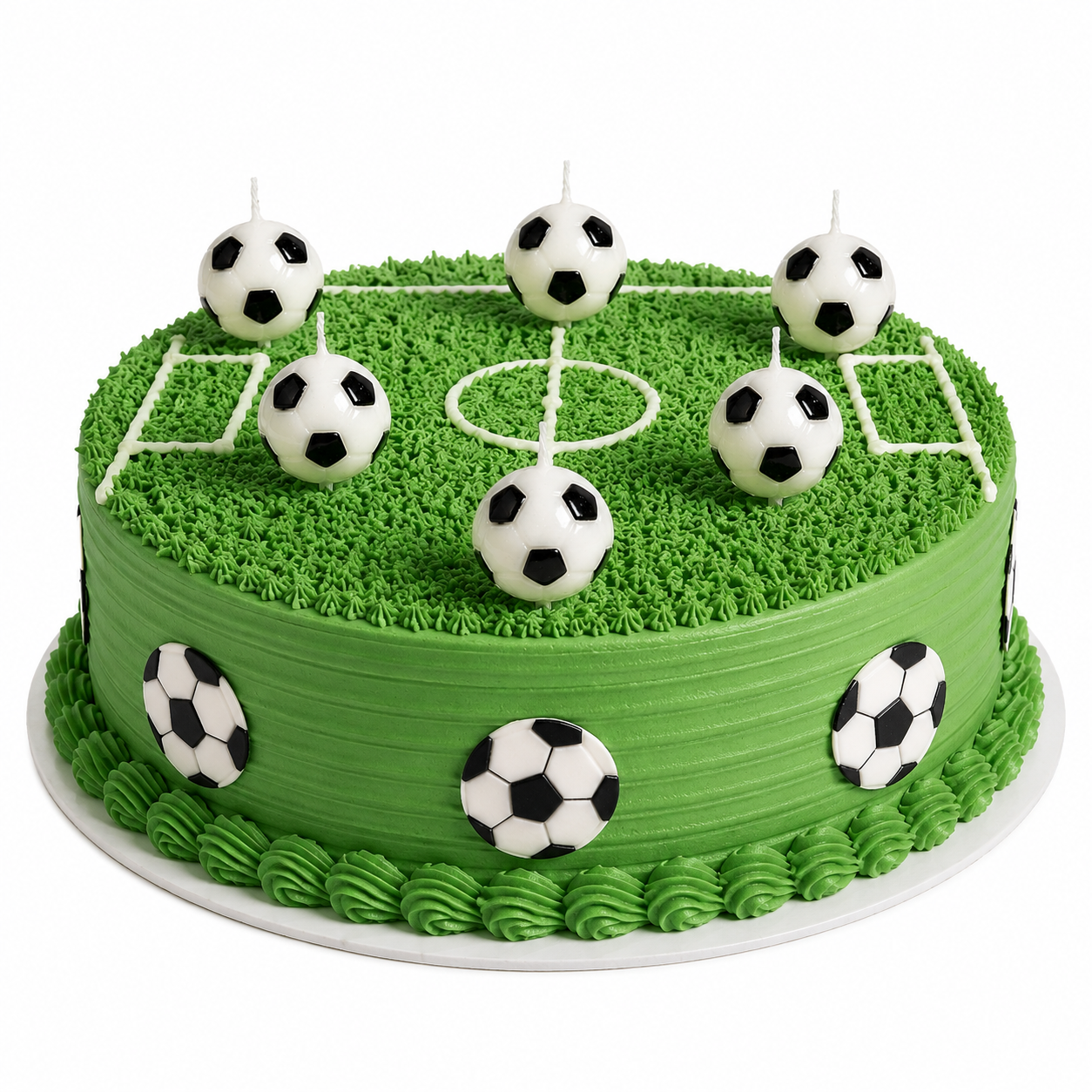 Soccer Ball/Football Candles (Pack of 6)