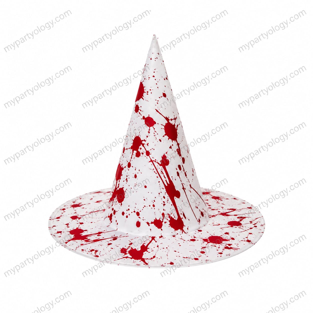 Witch White Blood Splatter Hat - Image 2