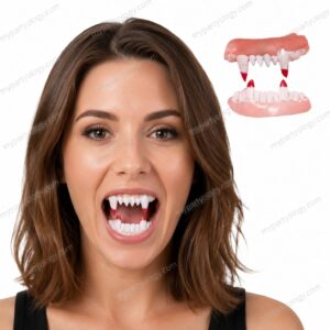 Vampire Double Jaw Teeth (Pack of 1)