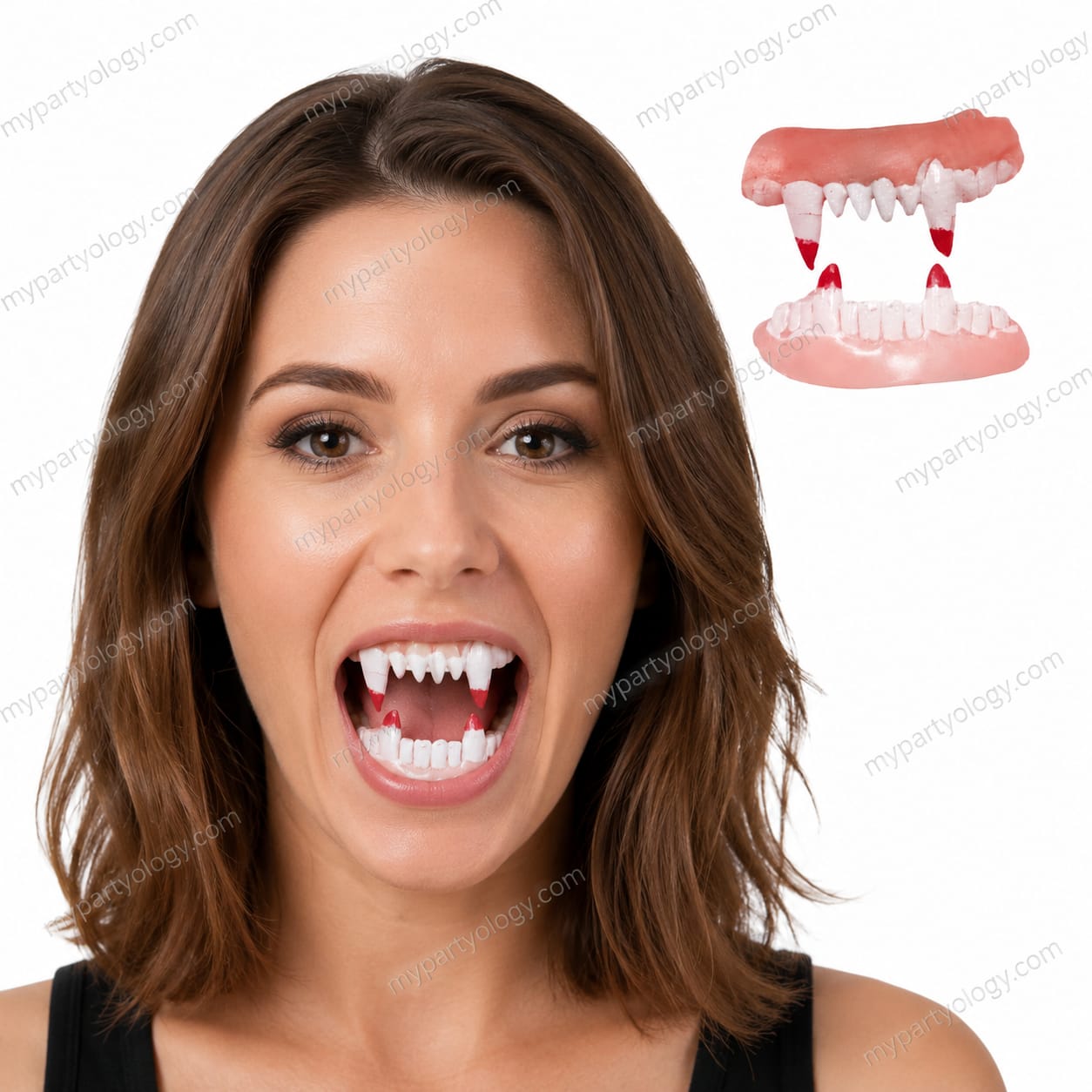 Vampire Double Jaw Teeth (Pack of 1)