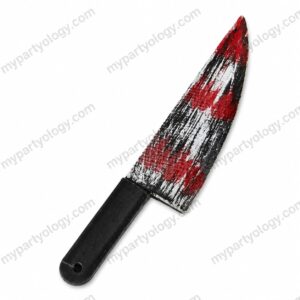 Blood Splatter Plastic Knife (Pack of 1)