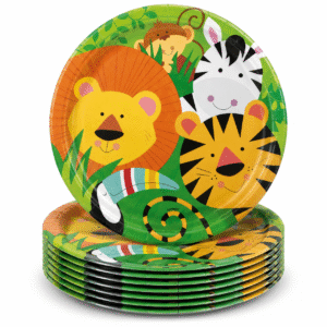 Jungle Safari 9" Paper Plates (Pack of 12)