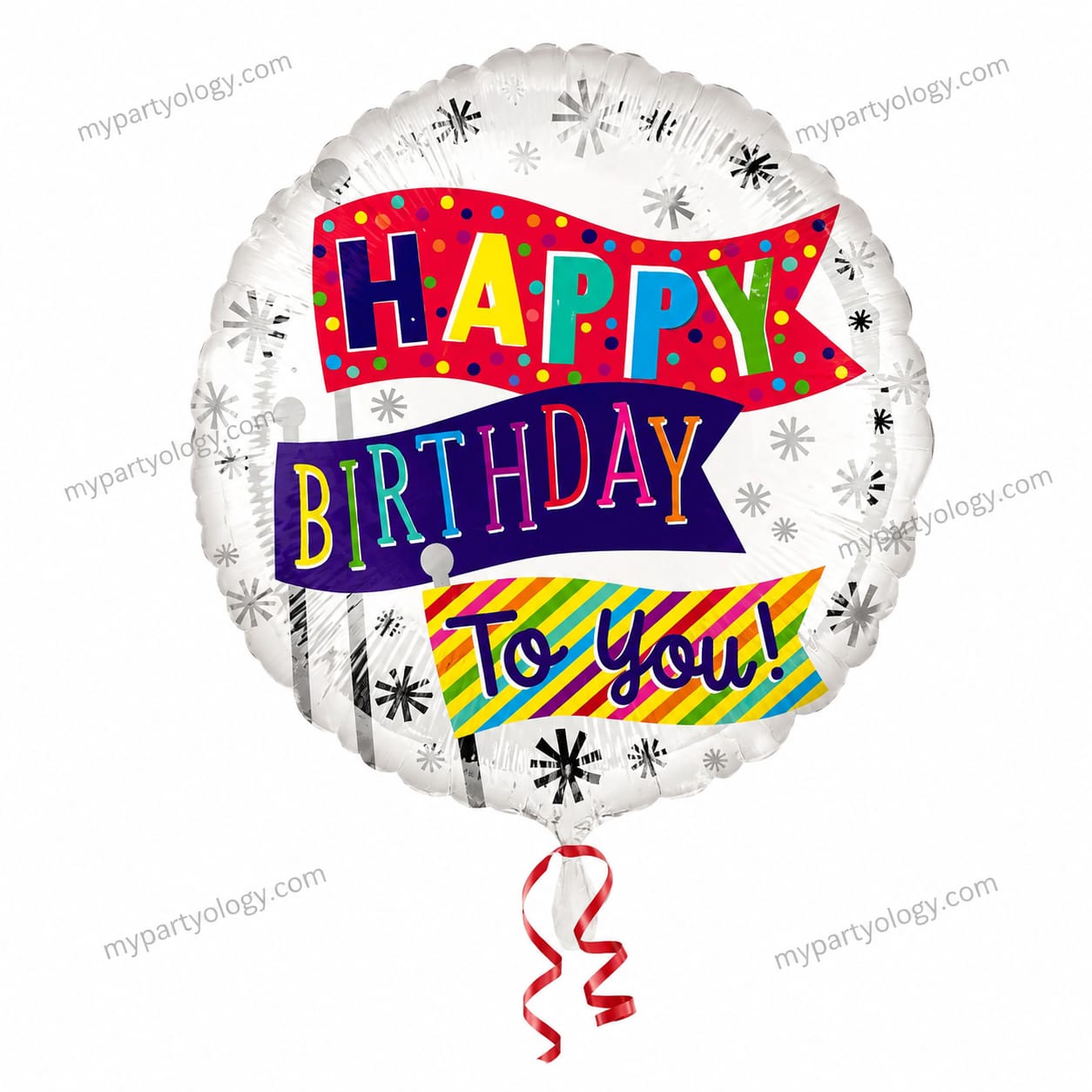 Happy Birthday to You Banner 18'' Foil Balloon (Anagram)