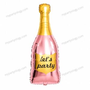 Lets Party Pink Champagne 36" Bottle Foil Balloon