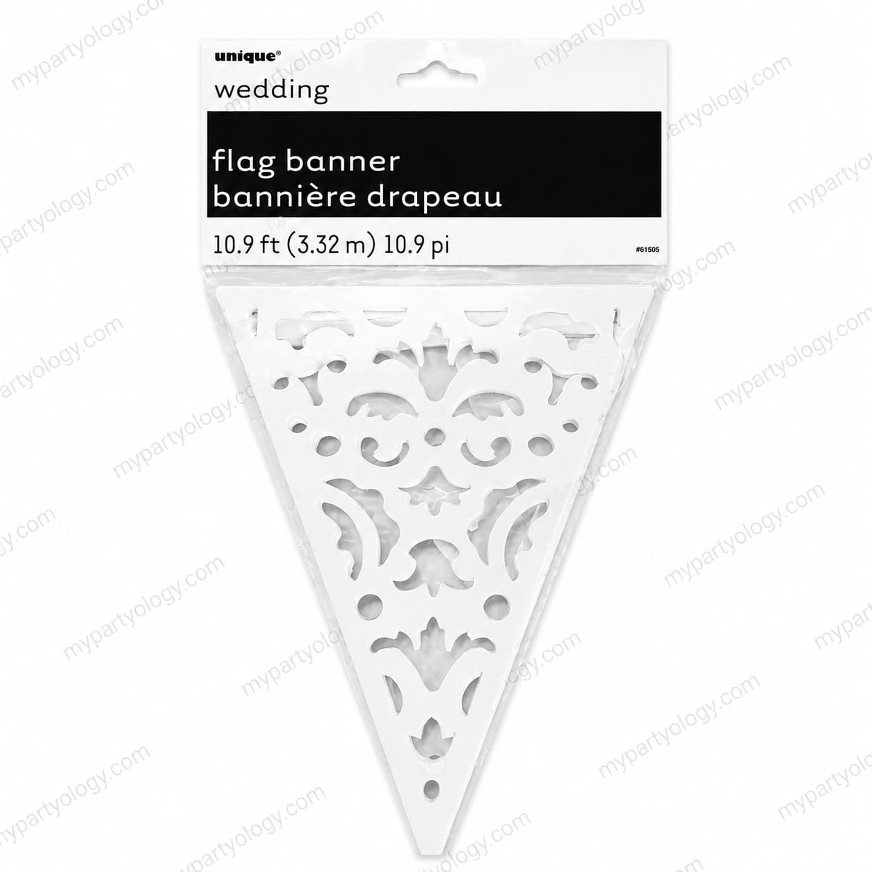 Die Cut Lace Paper Flag Banner - Image 2