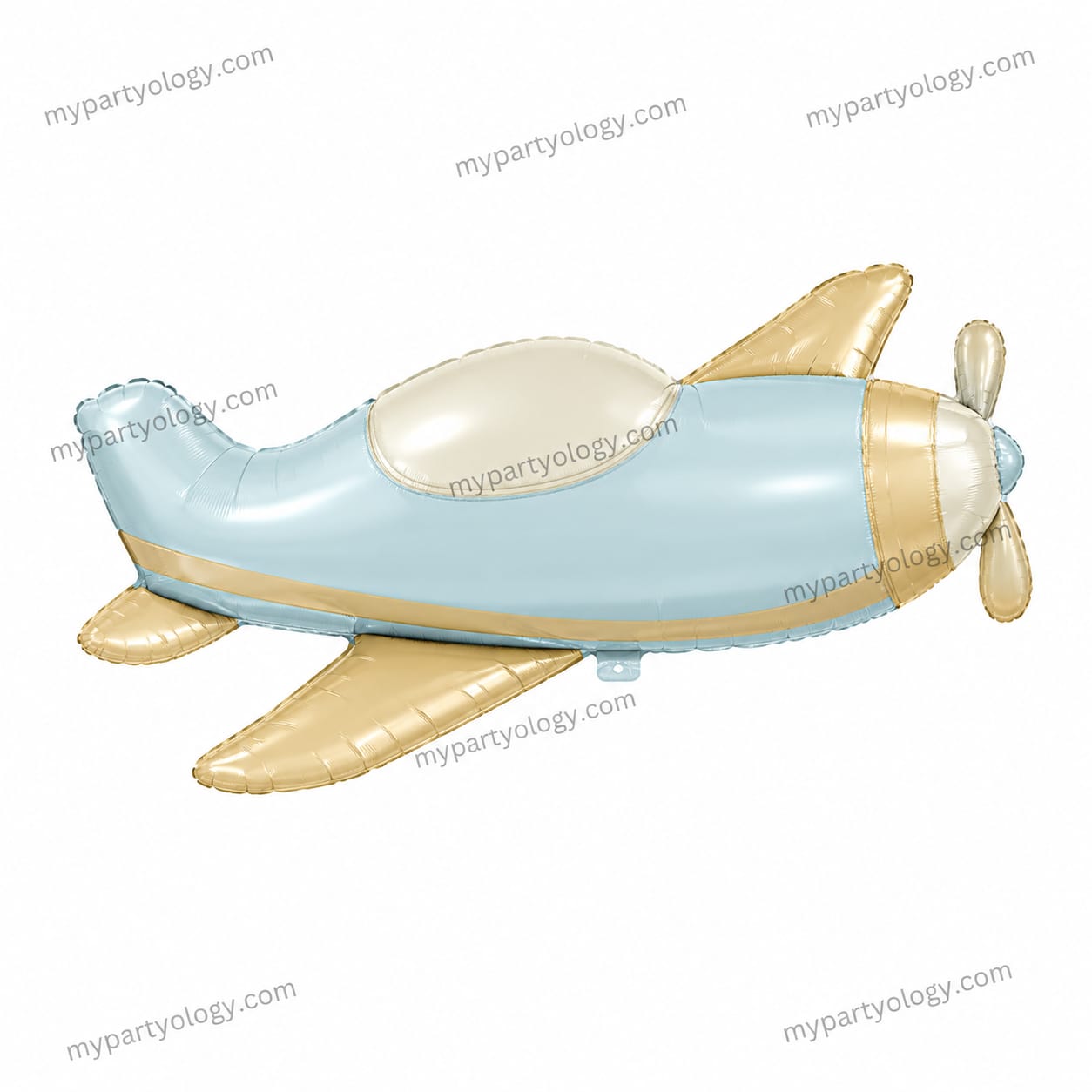 Aeroplane Pastel Matte Blue 30" Foil Balloon
